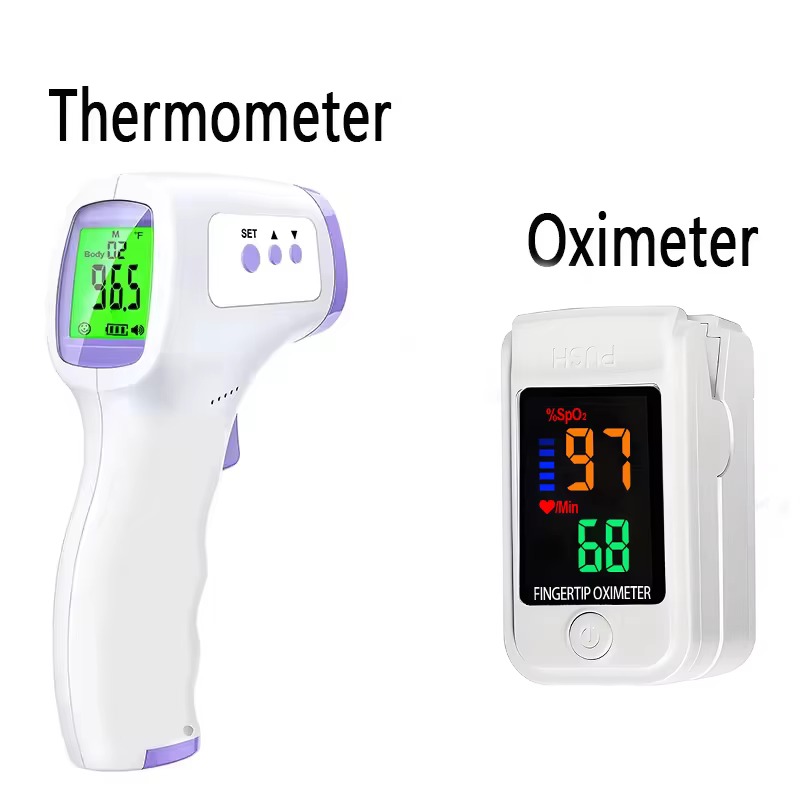 Pulse Oximeter - Thermomètre frontal infrarouge sans contact ou