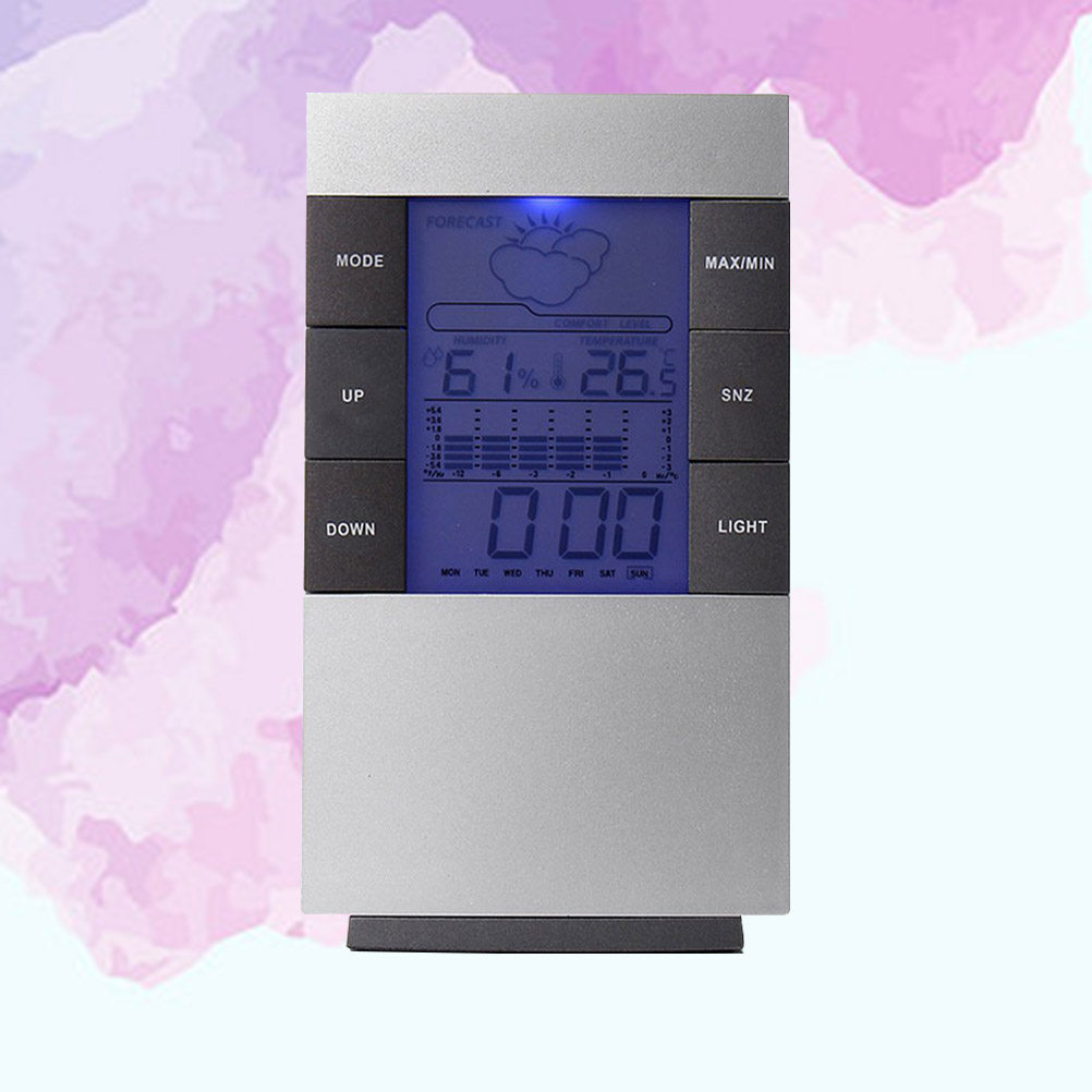 Thermometer Digital - 1 pièce : réveil numérique à