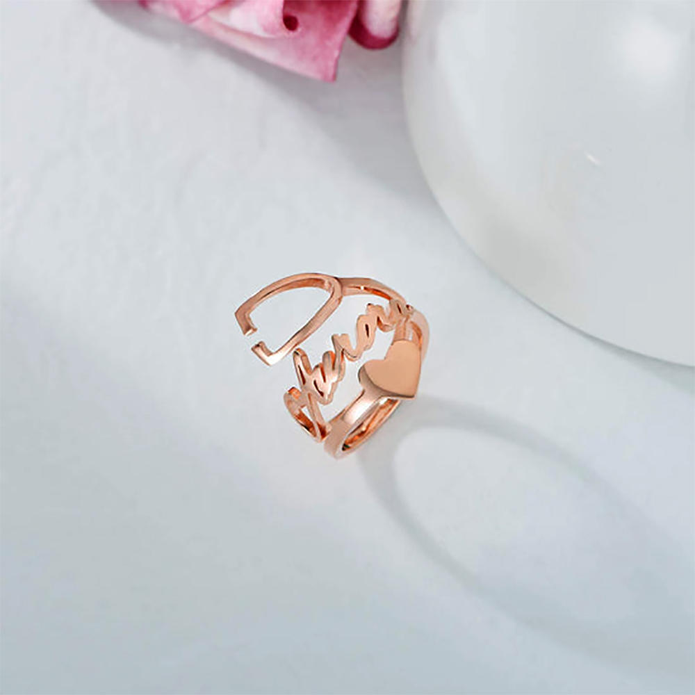 Stethoscope - Bague stéthoscope personnalisée pour femmes, anneaux