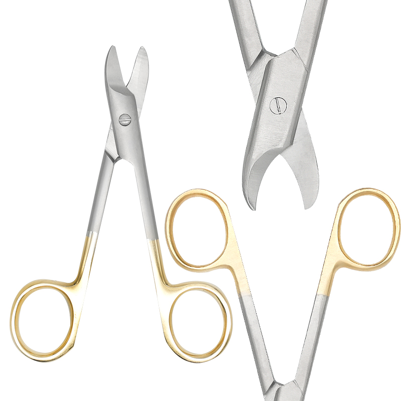 Medical Scissors - Ciseaux à couronne métallique en acier