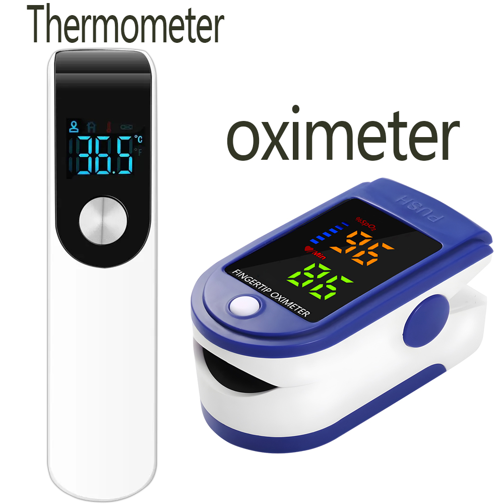 Pulse Oximeter - Thermomètre frontal médical, oxymètre de pouls