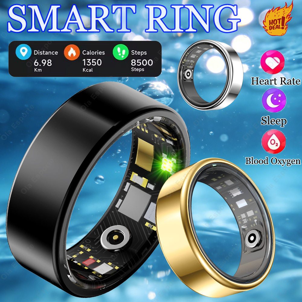 Blood Pressure Monitor - Nouvelle bague intelligente multifonctionnelle pour hommes