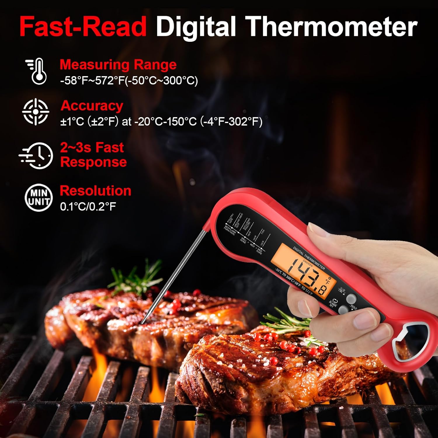 Thermomètre à viande professio - Thermometer Digital avis et prix